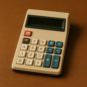 Old School overhead calculations. Copyright Vinsight Software