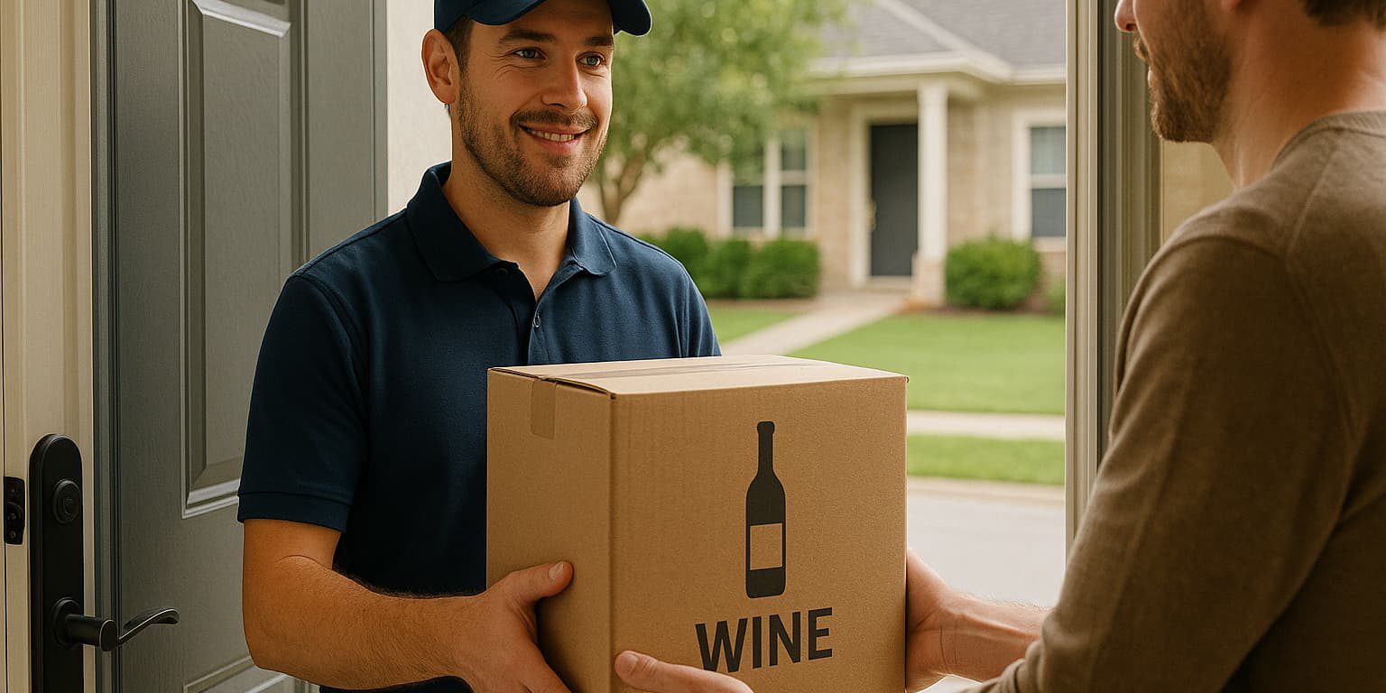 Wine Delivery at Suburban Doorstep ChatGPT Image Sep 26, 2025